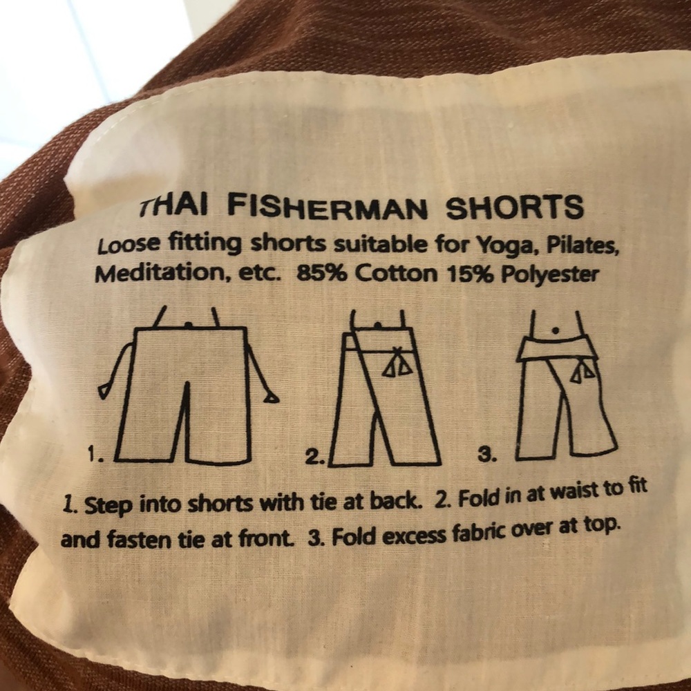 5/$15! Thai fisherman’s shorts